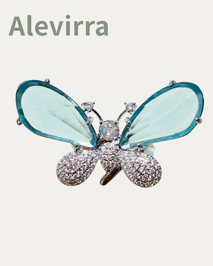 Sparkling Butterfly Fashion Ring