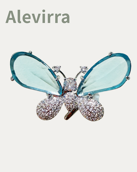 Sparkling Butterfly Fashion Ring