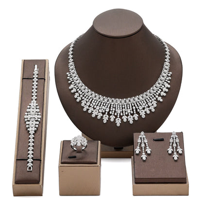 Alevirra Maya Jewelry Set | Alloy with Cubic Zirconia