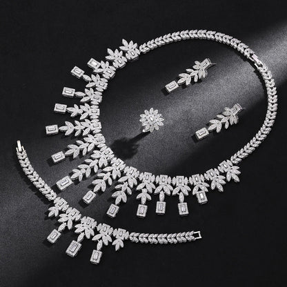 Alevirra Vira Jewelry Set | Alloy with Cubic Zirconia