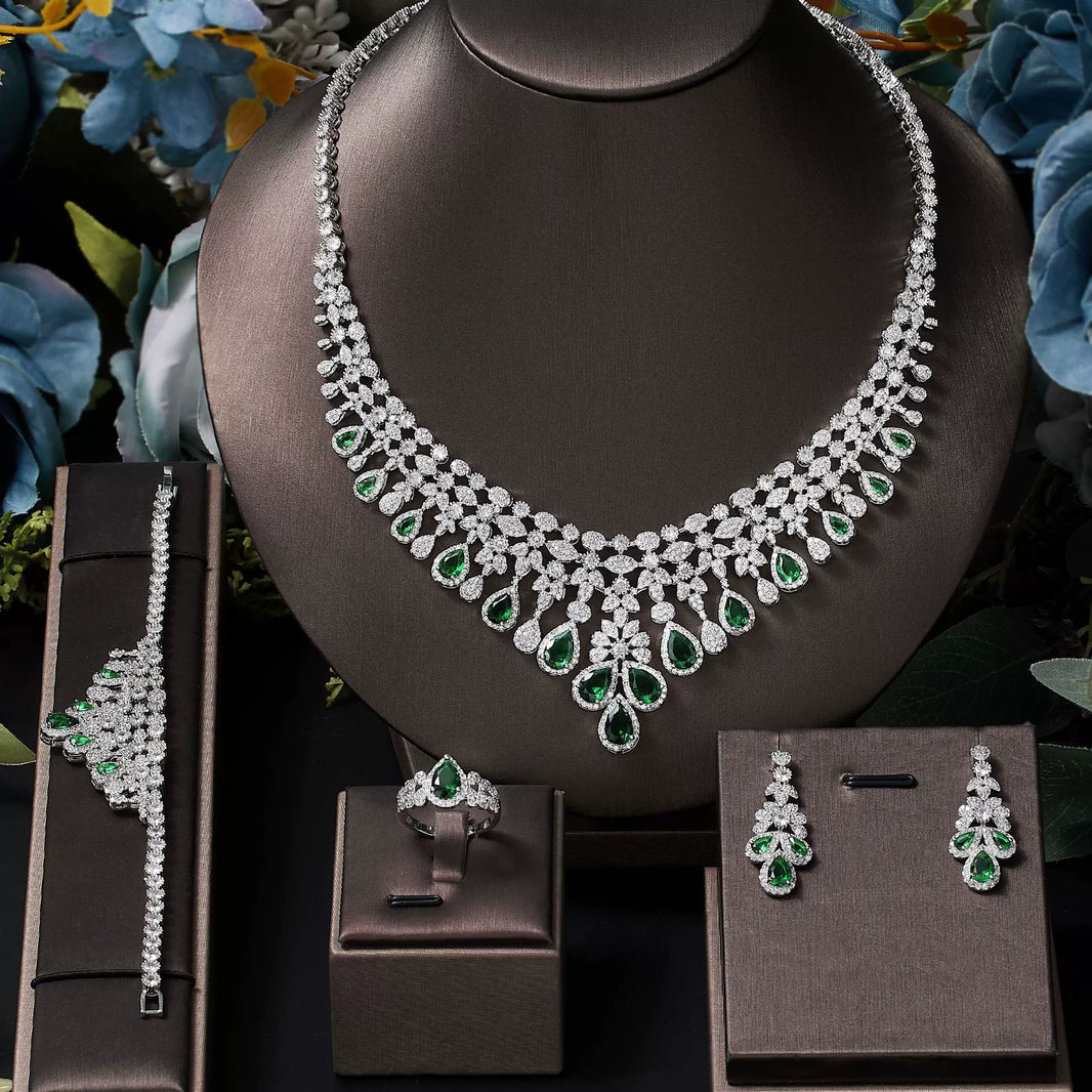 Alevirra Miro Jewelry Set | Alloy with Cubic Zirconia