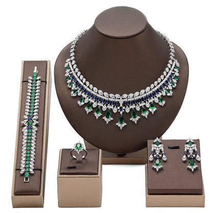 Alevirra Zorae Jewelry Set | Alloy with Cubic Zirconia