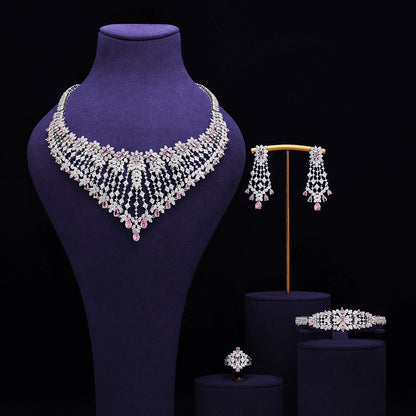 Alevirra Bena Jewelry Set | Alloy with Cubic Zirconia
