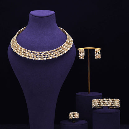 Alevirra Tora Jewelry Set | Alloy with Cubic Zirconia