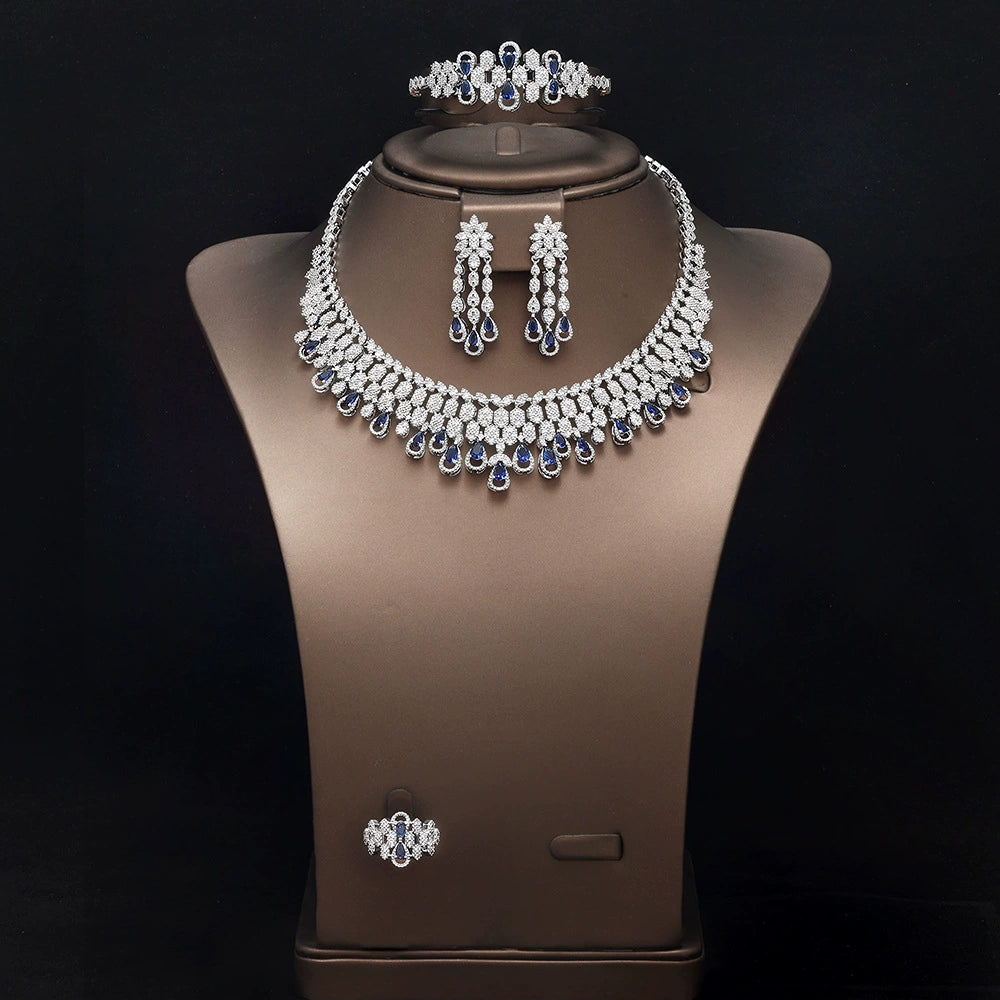 Alevirra Faye Jewelry Set | Alloy with Cubic Zirconia