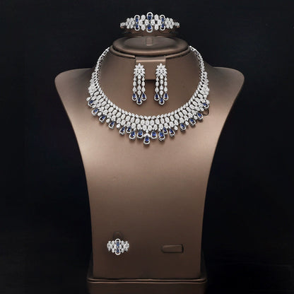 Alevirra Faye Jewelry Set | Alloy with Cubic Zirconia