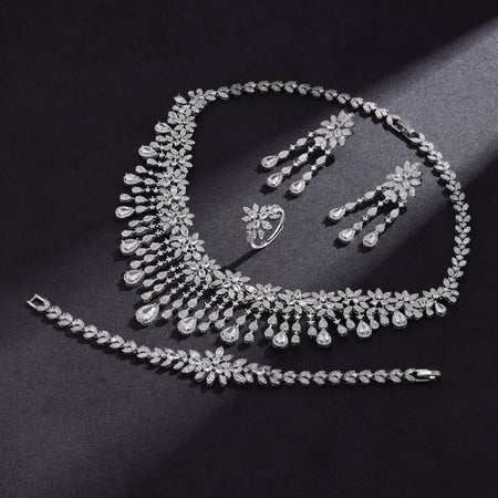 Alevirra Eira Jewelry Set | Alloy with Cubic Zirconia