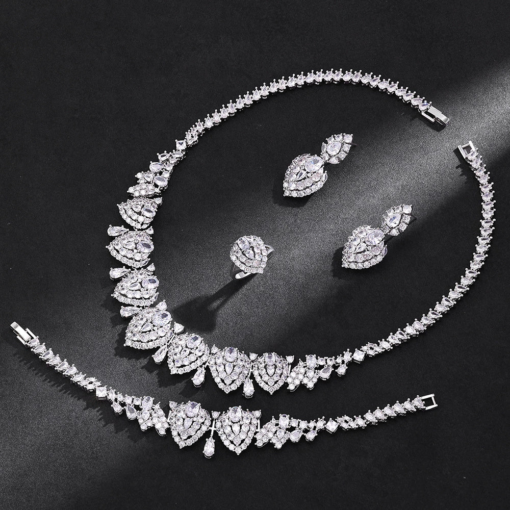 Alevirra Yara Jewelry Set | Alloy with Cubic Zirconia