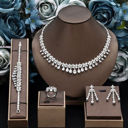 Alevirra Tena Jewelry Set | Alloy with Cubic Zirconia