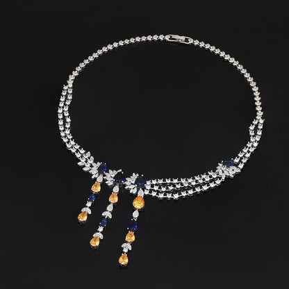 Alevirra Lirah Jewelry Set | Alloy with Cubic Zirconia