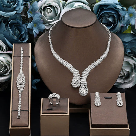 Alevirra Nova Jewelry Set | Alloy with Cubic Zirconia