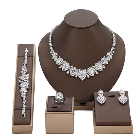 Alevirra Yara Jewelry Set | Alloy with Cubic Zirconia