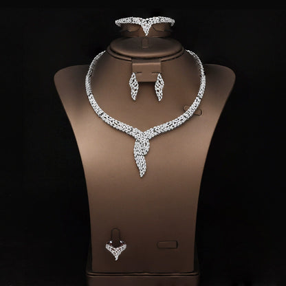 Alevirra Lena Jewelry Set | Alloy with Cubic Zirconia