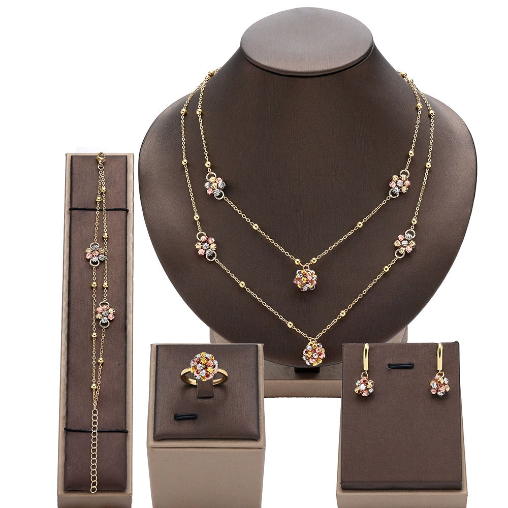 Alevirra Gora Jewelry Set | Alloy with Cubic Zirconia