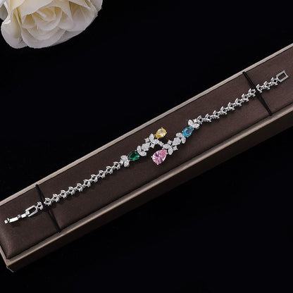 Alevirra Jena Jewelry Set | Alloy with Cubic Zirconia