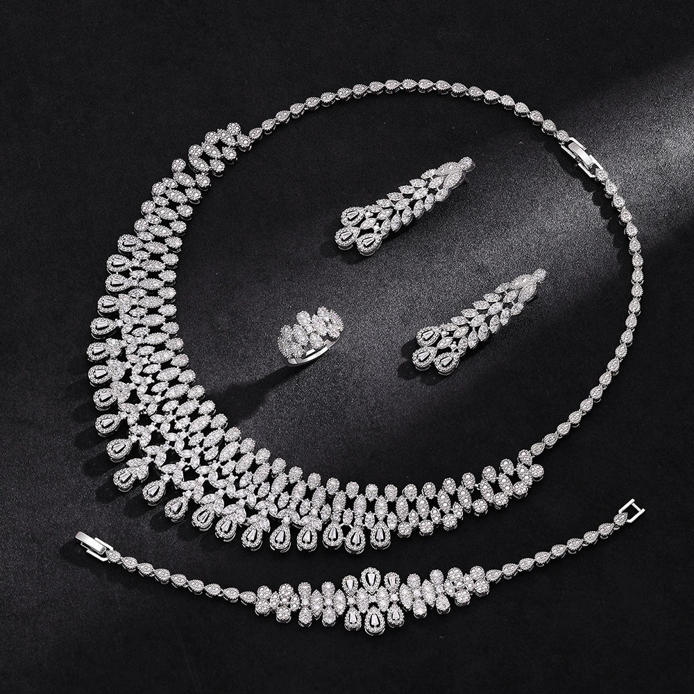 Alevirra Hera Jewelry Set | Alloy with Cubic Zirconia