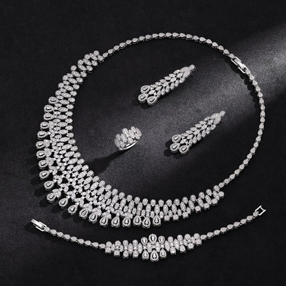 Alevirra Hera Jewelry Set | Alloy with Cubic Zirconia
