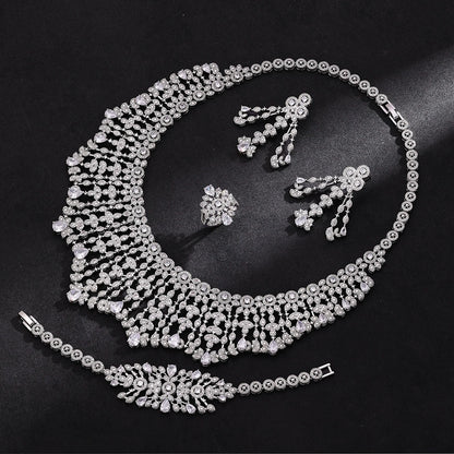 Alevirra Oria Jewelry Set | Alloy with Cubic Zirconia