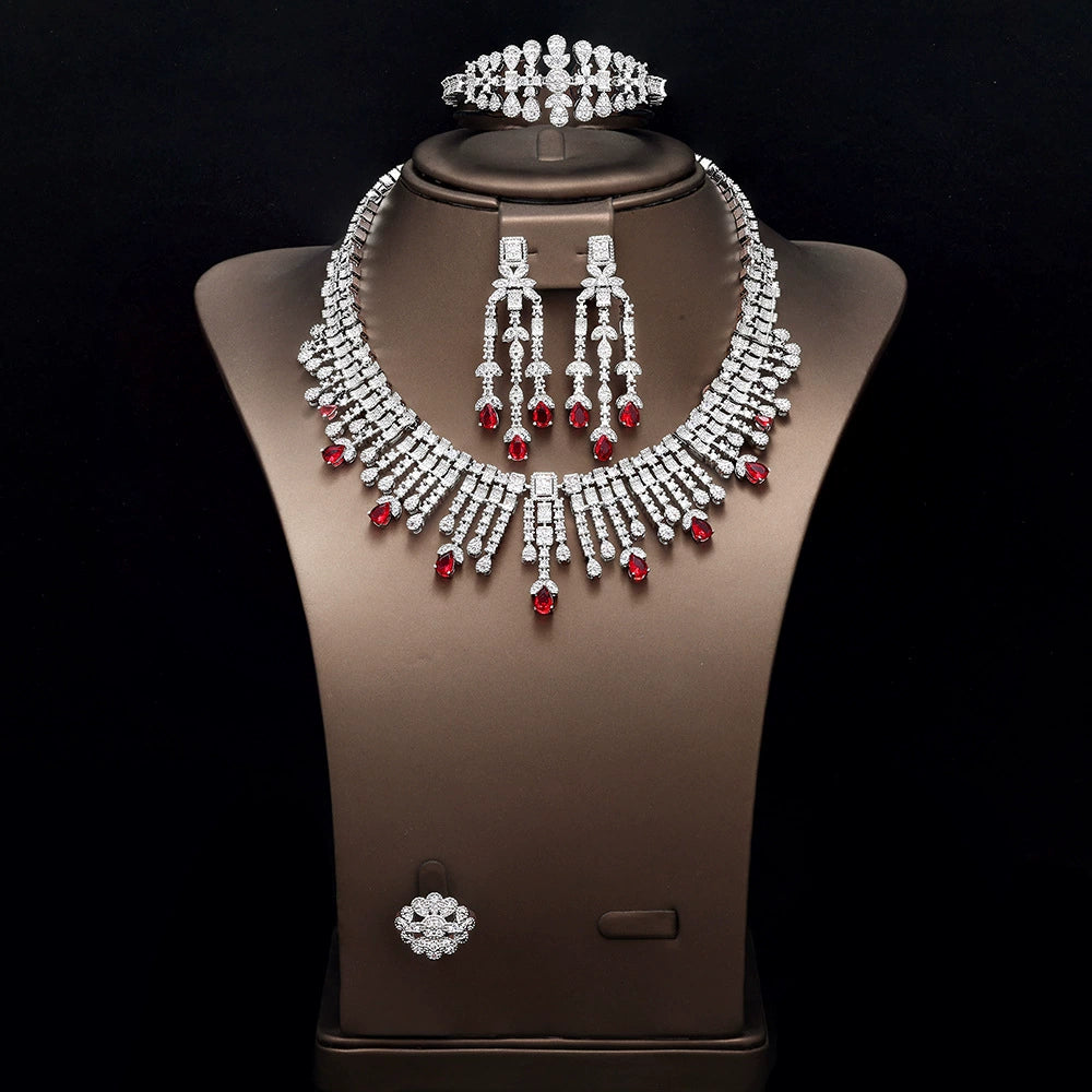 Alevirra Riva Jewelry Set | Alloy with Cubic Zirconia
