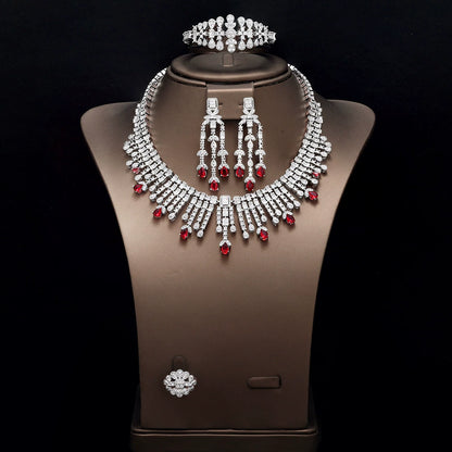 Alevirra Riva Jewelry Set | Alloy with Cubic Zirconia