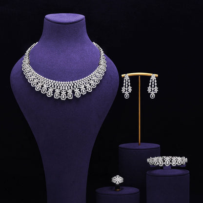 Alevirra Ura Jewelry Set | Alloy with Cubic Zirconia