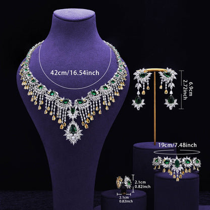 Alevirra Bira Jewelry Set | Alloy with Cubic Zirconia
