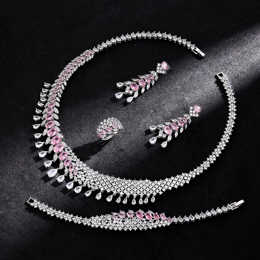 Alevirra Mera Jewelry Set | Alloy with Cubic Zirconia
