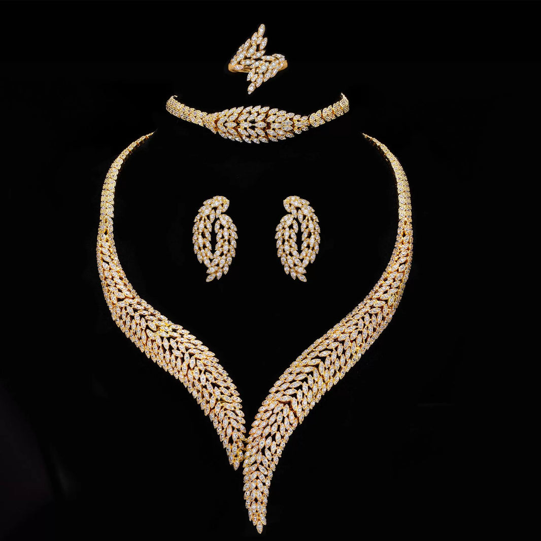 Alevirra Talia Jewelry Set | Alloy with Cubic Zirconia