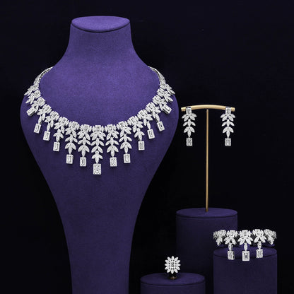 Alevirra Vira Jewelry Set | Alloy with Cubic Zirconia
