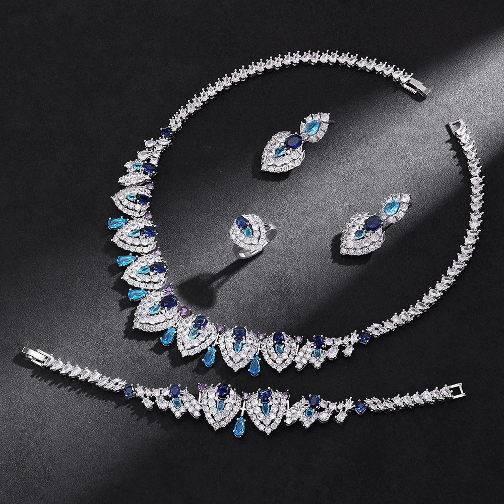 Alevirra Yara Jewelry Set | Alloy with Cubic Zirconia
