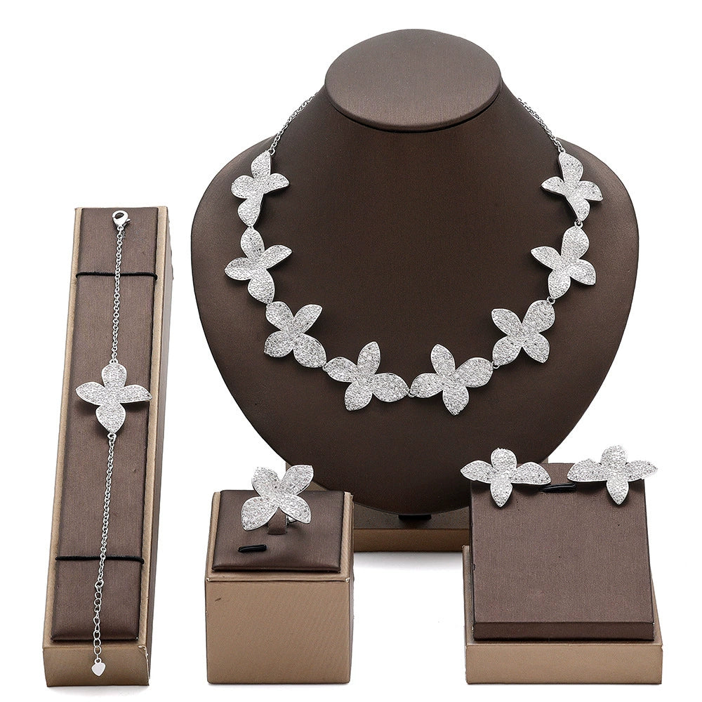 Alevirra Zira Jewelry Set | Alloy with Cubic Zirconia