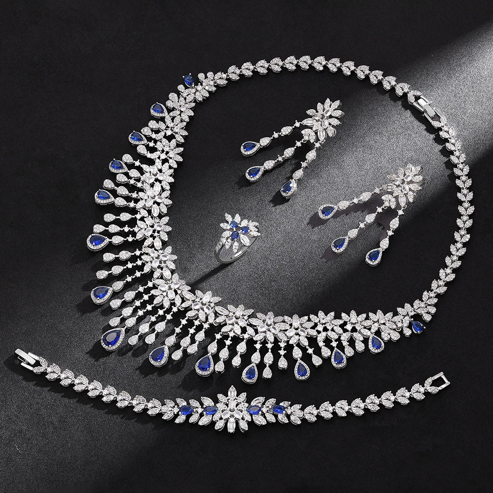 Alevirra Eira Jewelry Set | Alloy with Cubic Zirconia