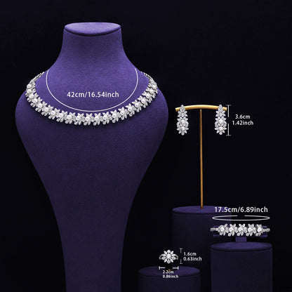Alevirra Ora Jewelry Set | Alloy with Cubic Zirconia