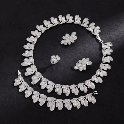 Alevirra Nora Jewelry Set | Alloy with Cubic Zirconia