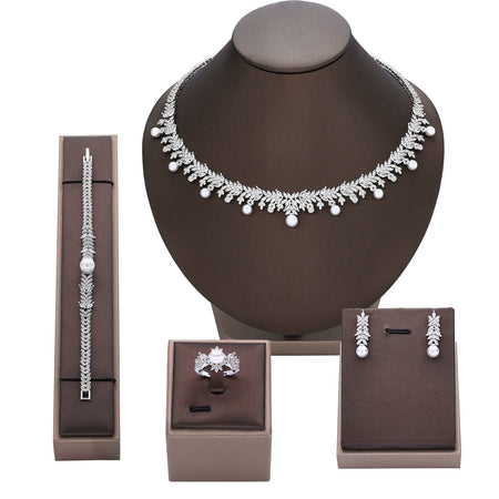 Alevirra Neva Jewelry Set | Alloy with Cubic Zirconia