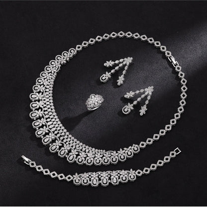 Alevirra Ura Jewelry Set | Alloy with Cubic Zirconia