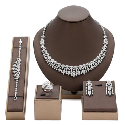Alevirra Rora Jewelry Set | Alloy with Cubic Zirconia