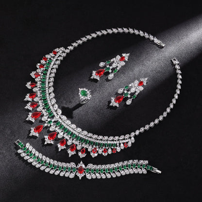 Alevirra Zorae Jewelry Set | Alloy with Cubic Zirconia