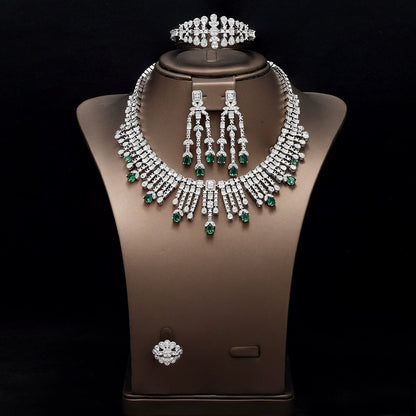Alevirra Riva Jewelry Set | Alloy with Cubic Zirconia