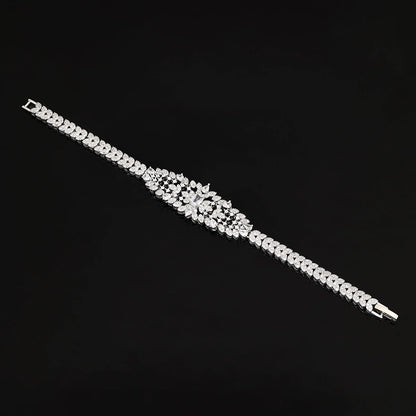 Alevirra Bena Jewelry Set | Alloy with Cubic Zirconia