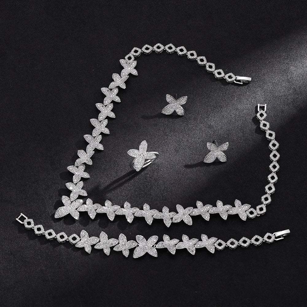 Alevirra Tora Jewelry Set | Alloy with Cubic Zirconia