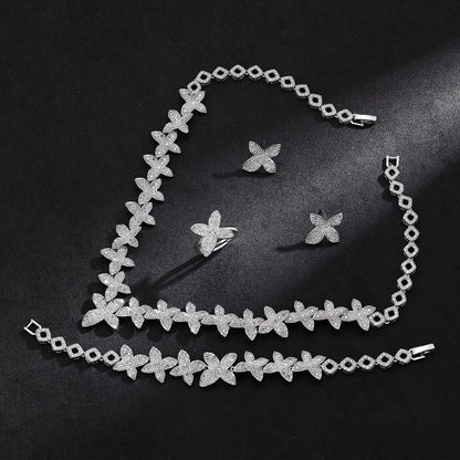 Alevirra Tora Jewelry Set | Alloy with Cubic Zirconia