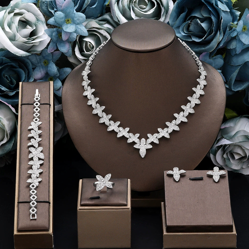 Alevirra Tora Jewelry Set | Alloy with Cubic Zirconia