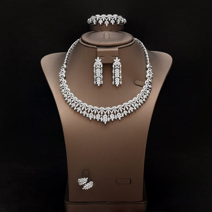 Alevirra Rora Jewelry Set | Alloy with Cubic Zirconia
