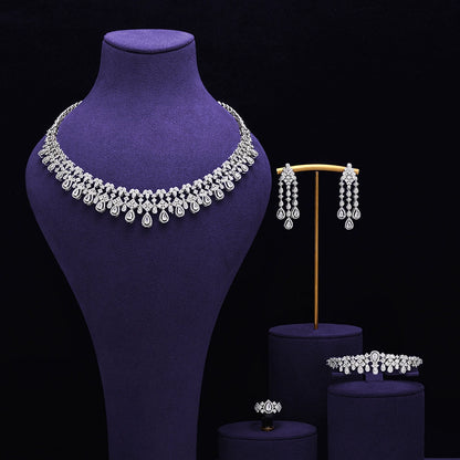 Alevirra Cora Jewelry Set | Alloy with Cubic Zirconia