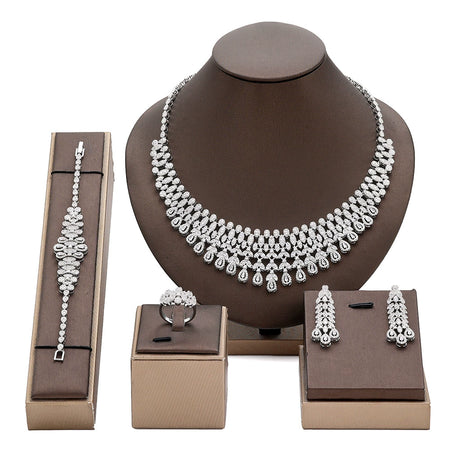 Alevirra Hera Jewelry Set | Alloy with Cubic Zirconia