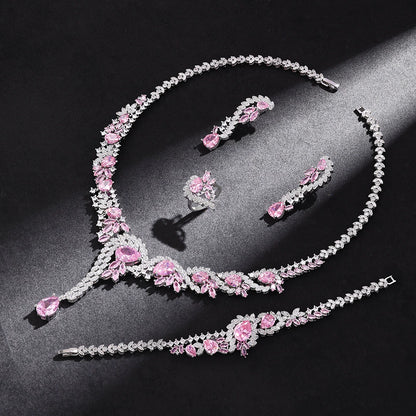 Alevirra Sena Jewelry Set | Alloy with Cubic Zirconia