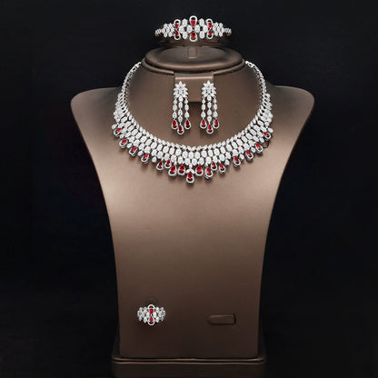 Alevirra Faye Jewelry Set | Alloy with Cubic Zirconia