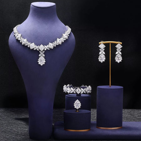 Alevirra Gira Jewelry Set | Alloy with Cubic Zirconia