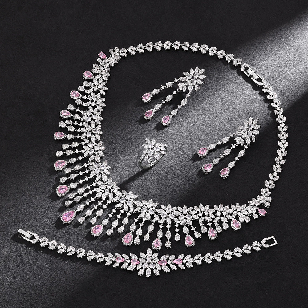 Alevirra Eira Jewelry Set | Alloy with Cubic Zirconia